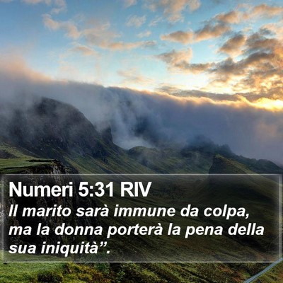 Numeri 5:31 RIV Bible Verse Image
