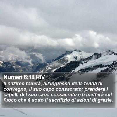 Numeri 6:18 RIV Bible Verse Image