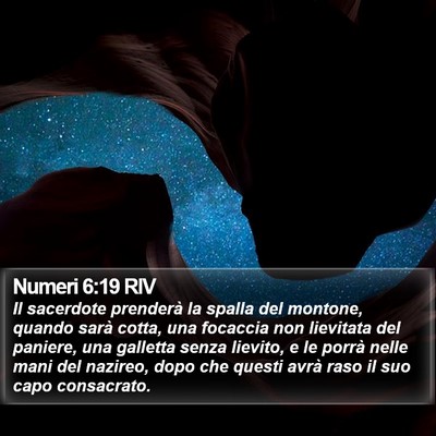 Numeri 6:19 RIV Bible Verse Image