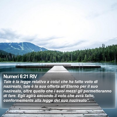 Numeri 6:21 RIV Bible Verse Image