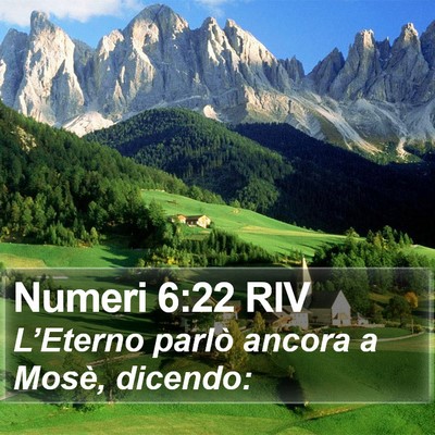 Numeri 6:22 RIV Bible Verse Image
