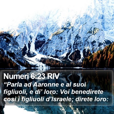 Numeri 6:23 RIV Bible Verse Image