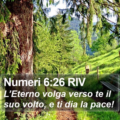 Numeri 6:26 RIV Bible Verse Image
