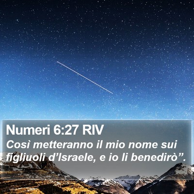 Numeri 6:27 RIV Bible Verse Image