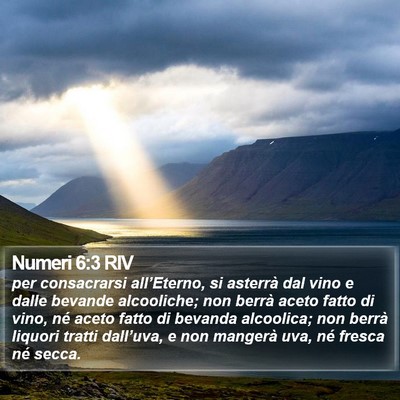 Numeri 6:3 RIV Bible Verse Image