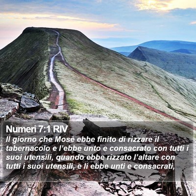 Numeri 7:1 RIV Bible Verse Image