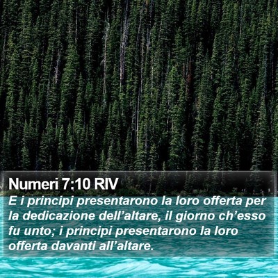 Numeri 7:10 RIV Bible Verse Image