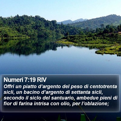 Numeri 7:19 RIV Bible Verse Image