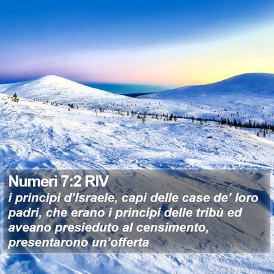 Numeri 7:2 RIV Bible Verse Image
