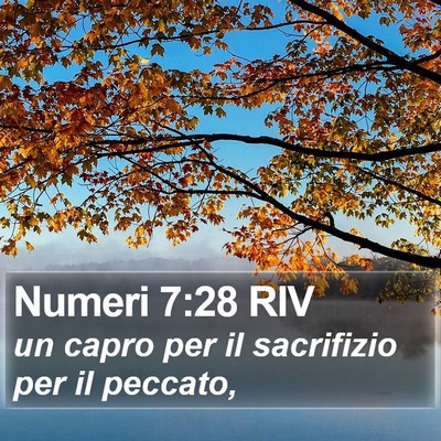 Numeri 7:28 RIV Bible Verse Image