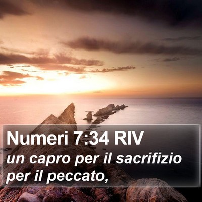 Numeri 7:34 RIV Bible Verse Image