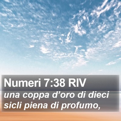 Numeri 7:38 RIV Bible Verse Image