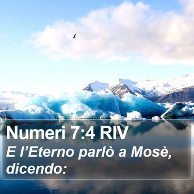 Numeri 7:4 RIV Bible Verse Image