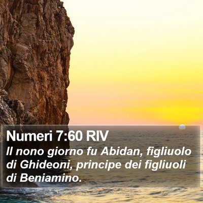 Numeri 7:60 RIV Bible Verse Image