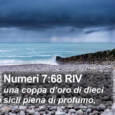 Numeri 7:68 RIV Bible Verse Image