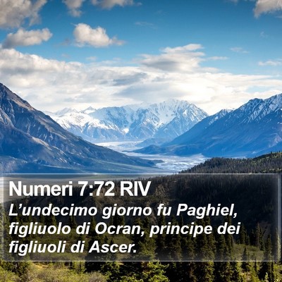 Numeri 7:72 RIV Bible Verse Image