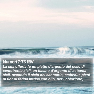 Numeri 7:73 RIV Bible Verse Image