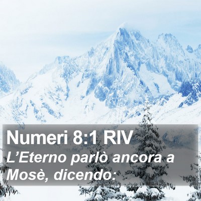 Numeri 8:1 RIV Bible Verse Image