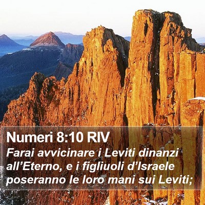 Numeri 8:10 RIV Bible Verse Image