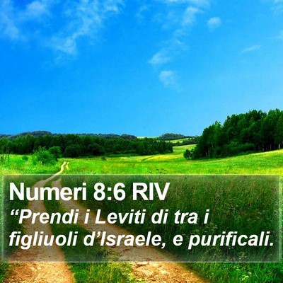 Numeri 8:6 RIV Bible Verse Image