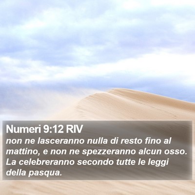 Numeri 9:12 RIV Bible Verse Image