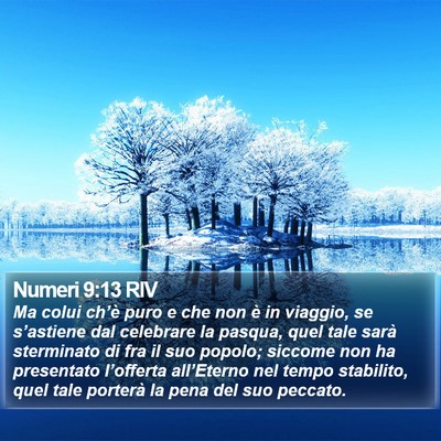 Numeri 9:13 RIV Bible Verse Image