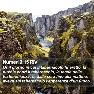 Numeri 9:15 RIV Bible Verse Image
