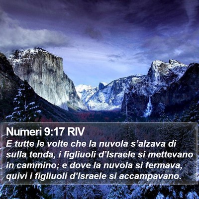 Numeri 9:17 RIV Bible Verse Image