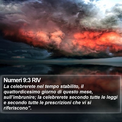 Numeri 9:3 RIV Bible Verse Image