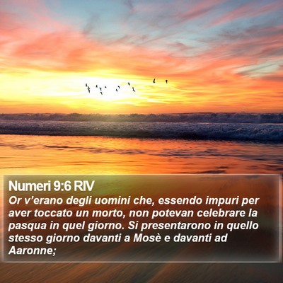 Numeri 9:6 RIV Bible Verse Image