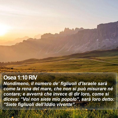 Osea 1:10 RIV Bible Verse Image