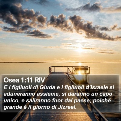 Osea 1:11 RIV Bible Verse Image