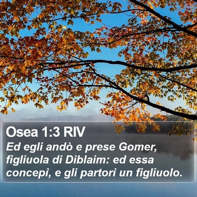 Osea 1:3 RIV Bible Verse Image