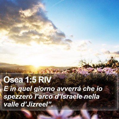 Osea 1:5 RIV Bible Verse Image