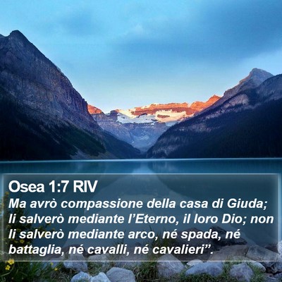 Osea 1:7 RIV Bible Verse Image