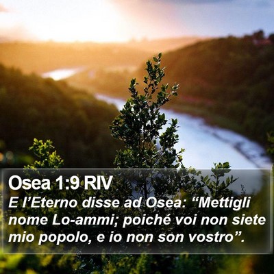 Osea 1:9 RIV Bible Verse Image