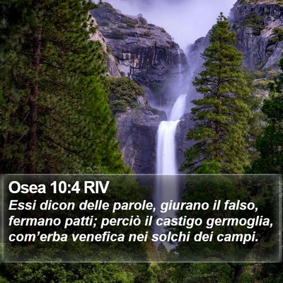 Osea 10:4 RIV Bible Verse Image
