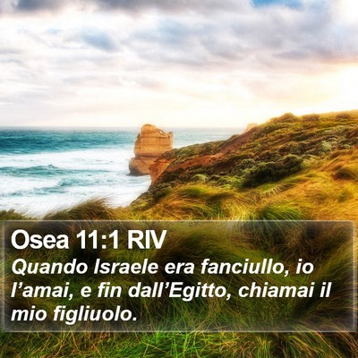 Osea 11:1 RIV Bible Verse Image