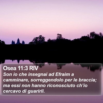 Osea 11:3 RIV Bible Verse Image