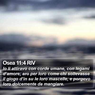 Osea 11:4 RIV Bible Verse Image
