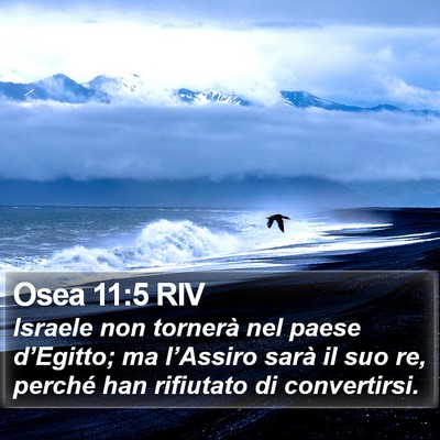 Osea 11:5 RIV Bible Verse Image