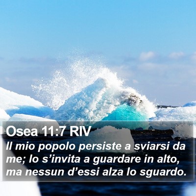 Osea 11:7 RIV Bible Verse Image