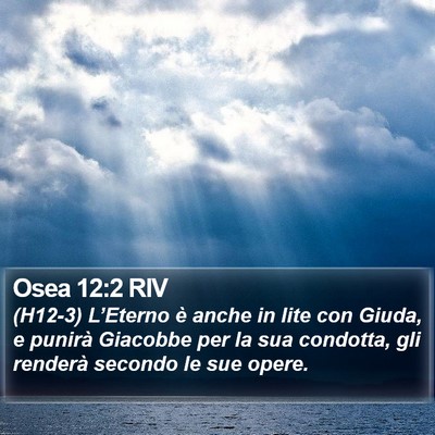 Osea 12:2 RIV Bible Verse Image