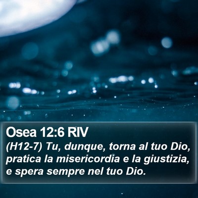 Osea 12:6 RIV Bible Verse Image