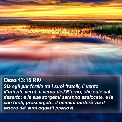 Osea 13:15 RIV Bible Verse Image