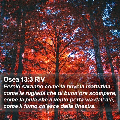 Osea 13:3 RIV Bible Verse Image