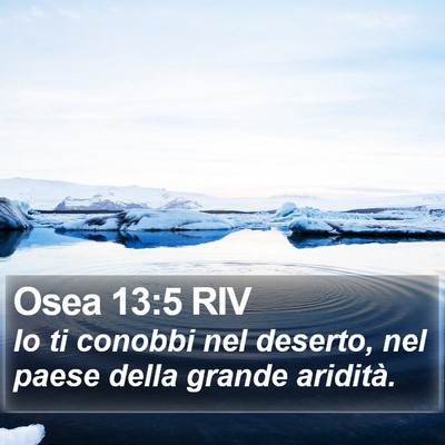 Osea 13:5 RIV Bible Verse Image