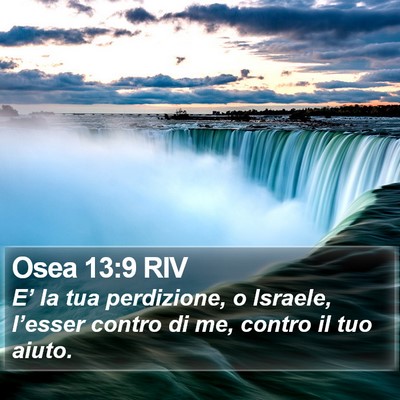 Osea 13:9 RIV Bible Verse Image