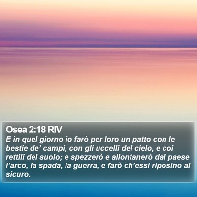 Osea 2:18 RIV Bible Verse Image