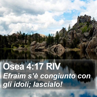 Osea 4:17 RIV Bible Verse Image